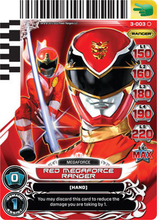 Red Megaforce Ranger 003